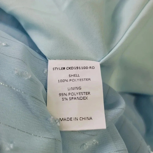 Mello Day Nordstrom Womens Light Blue Flovy Flattering Formal Dress Hi Low Sz S - Picture 13 of 13